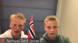 Zmagovalca Emil in Jonas iz Norveške